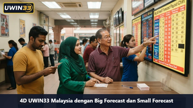 马来西亚成年人查看 Big 与 Small Forecast 赔付表